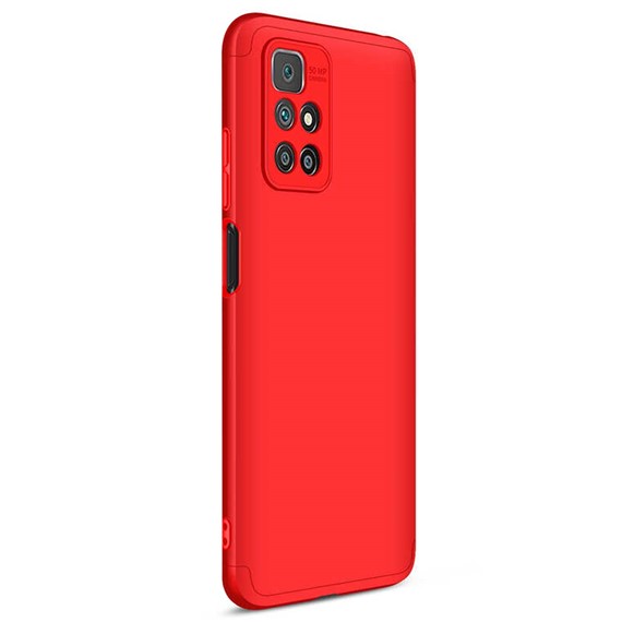 CaseUp Xiaomi Redmi 10 Kılıf Triple Deluxe Shield Kırmızı 2